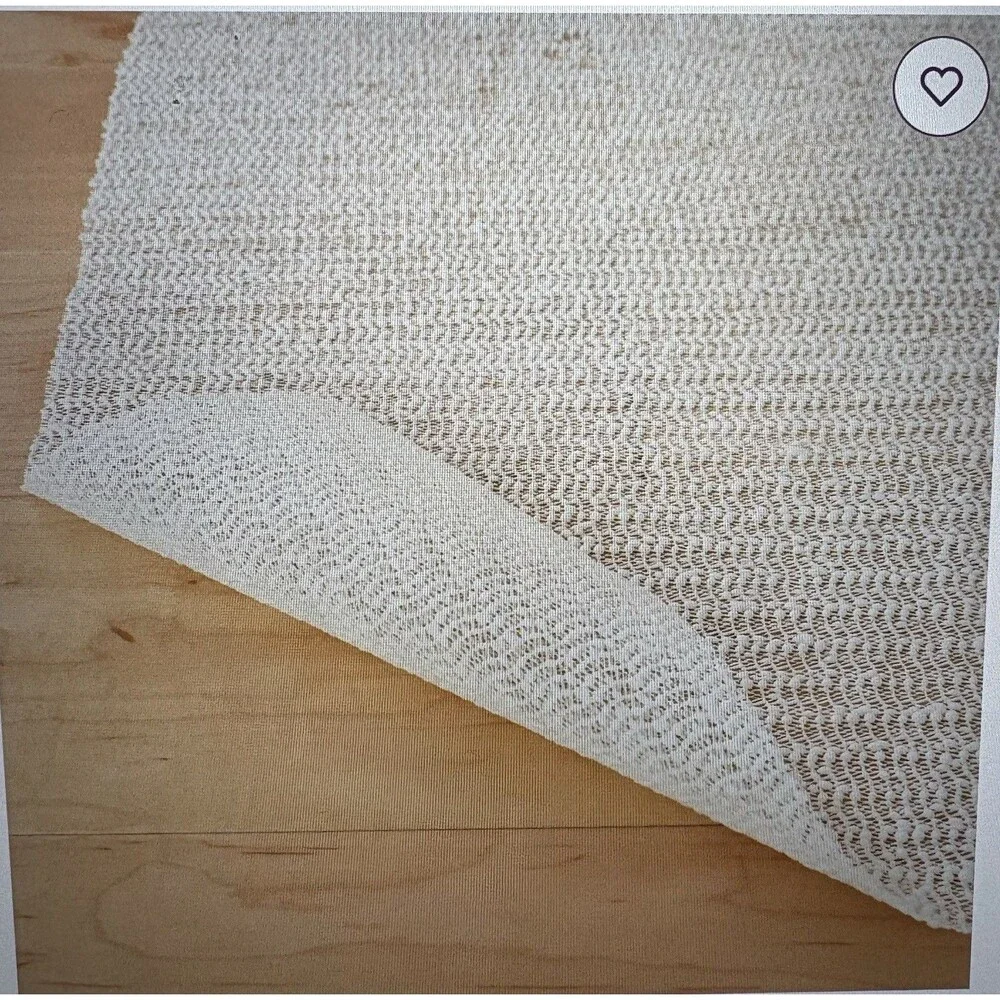 NEW Mohawk Home Ultra Thin Profile 0.01” Cream Non Slip Rug Pad 36